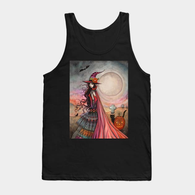 The Fanciful Witch Halloween Fantasy Art by Molly Harrison Tank Top by robmolily